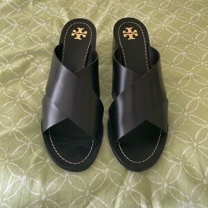 Tory Burch heeled slides